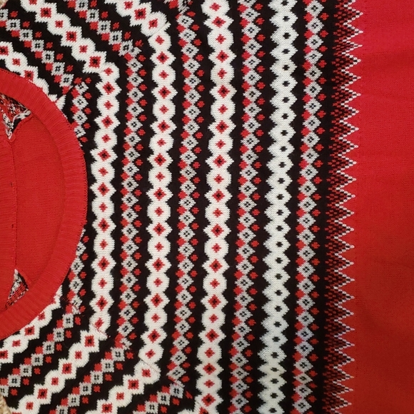 Vintage Fair Isle Style Ski Sweater - Picture 2 of 3